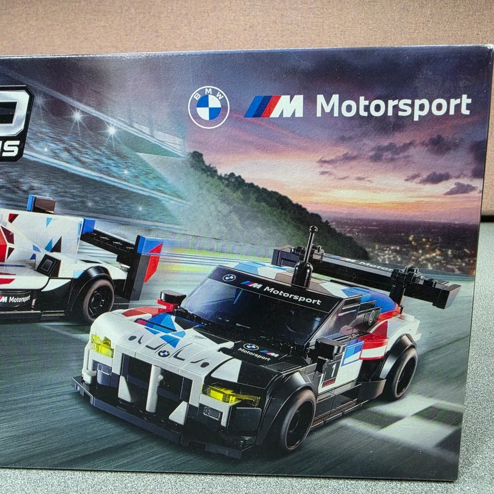LEGO Speed Champions BMW M4 GT3 & BMW Hybrid V8 76922 Kids New SEALED Set 676pc